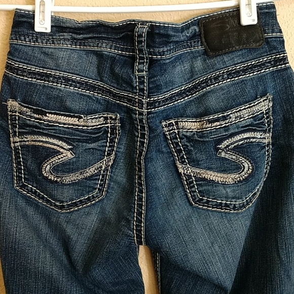 Silver Suki High Rise Boot Cut Jeans Sz25 - Picture 9 of 9